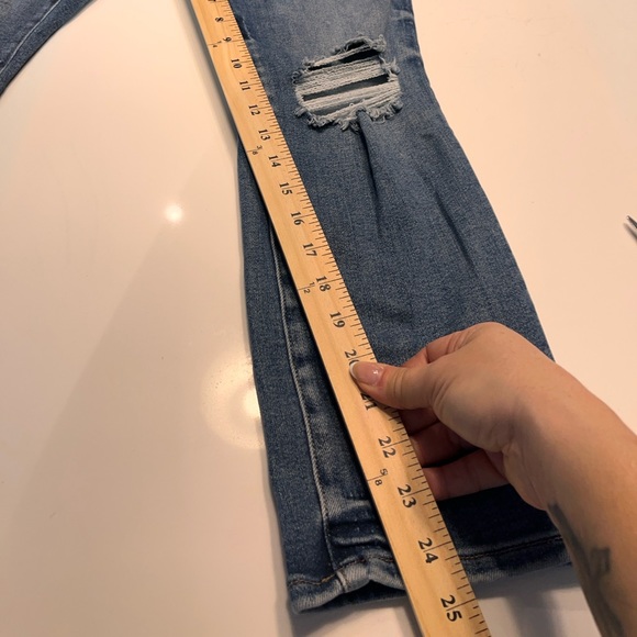 Good American Good Legs High Waisted Stretch Straight Jeans 14 - Picture 8 of 8